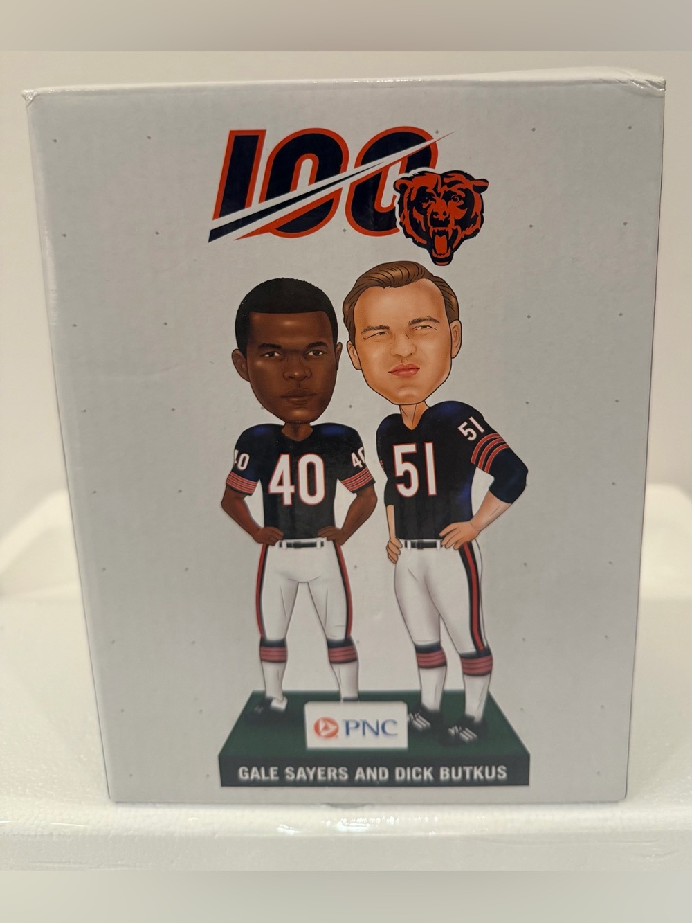 Chicago Bears Gale Sayers & Dick Butkus Bobblehead Set - Navy & White